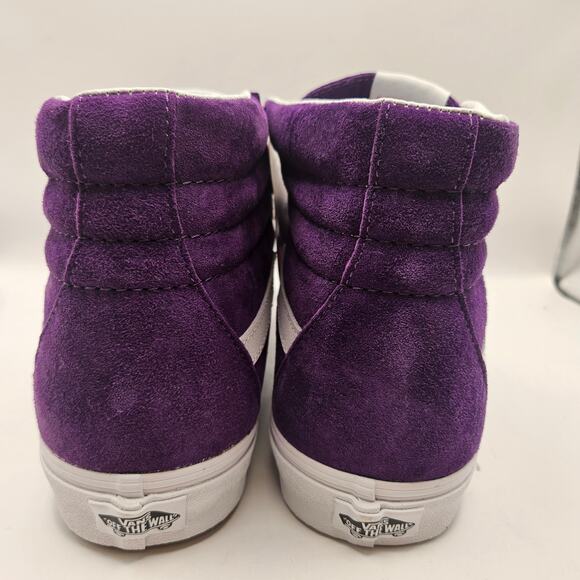 VANS MEN\'S 11.5 SK8-Hi PIG SUEDE ACAI PURPLE RARE SNEAKERS NWOB